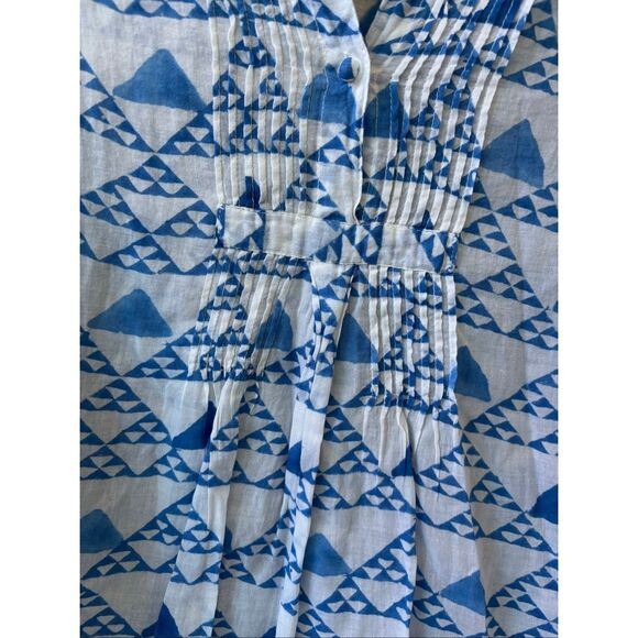 Oliphant geometric tunic dress coverup, XL $168 G19 - Picture 5 of 8